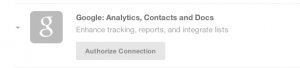 MailChimp og Shoporama og Google Analytics