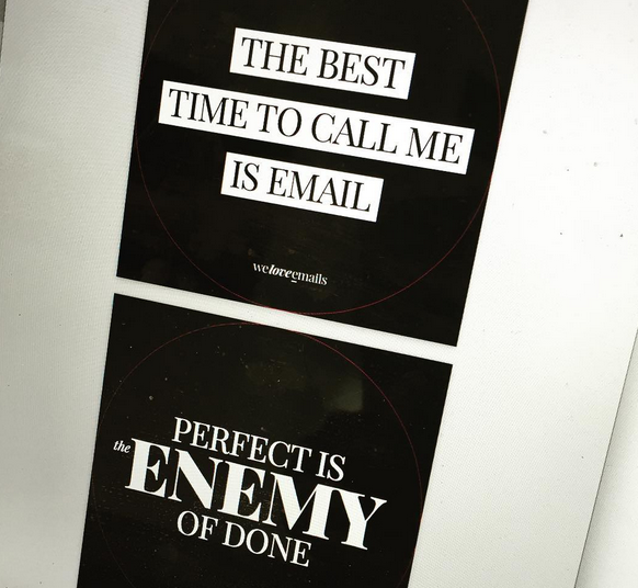 Perfect is the enemy of done